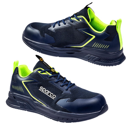 Sparco TURBO LINE S1 Safety Shoes Work Trainers Mechanic Ultra-Lightweight S1PS