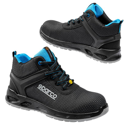 Sparco HORIZON TEK S3 Safety Boots Trainers Mechanic Pitcrew Work Shoes S3S
