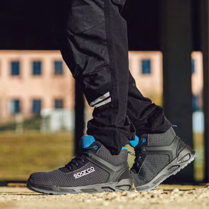 Sparco HORIZON TEK S3 Safety Boots Trainers Mechanic Pitcrew Work Shoes S3S