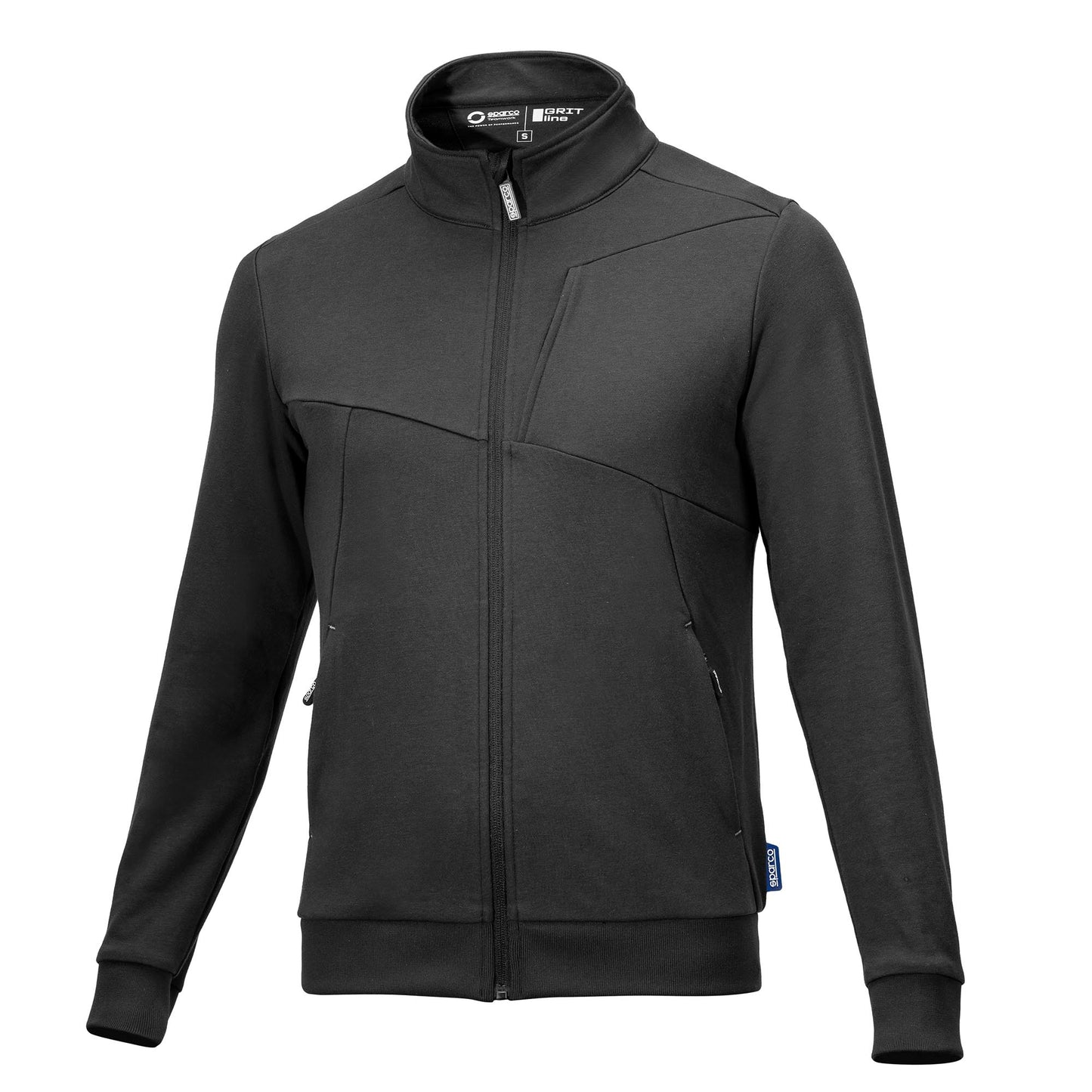 2026 Sparco GRIT Mens Sweatshirt Jumper Full-Zip 320gsm Workwear Mechanic