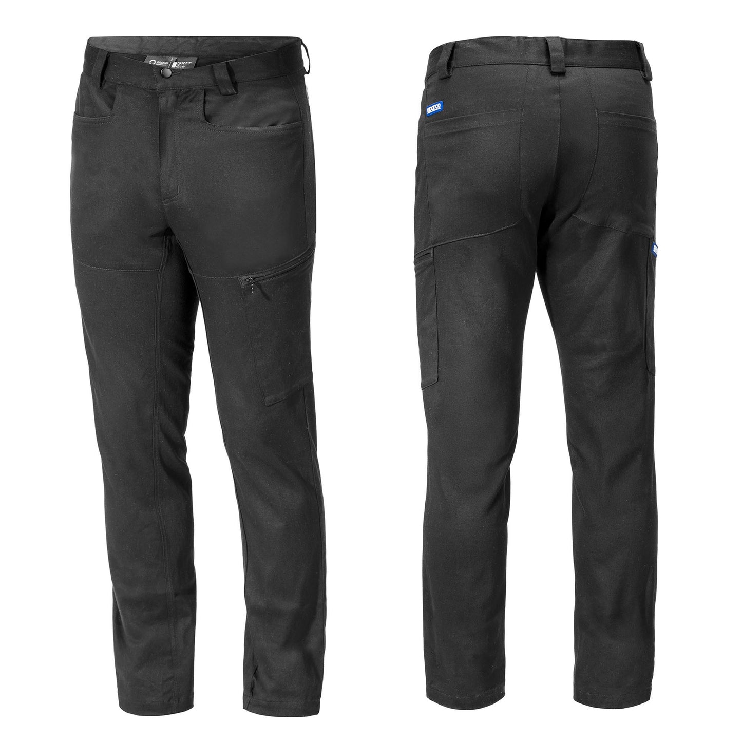 2026 Sparco GRIT Mens Trousers Pants Mechanic Workwear 245gsm Cotton XS-3XL