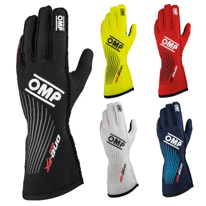 IB0-0773 OMP ONE EVO FX Racing Driver Gloves Fireproof FIA 8856-2018 Race Rally