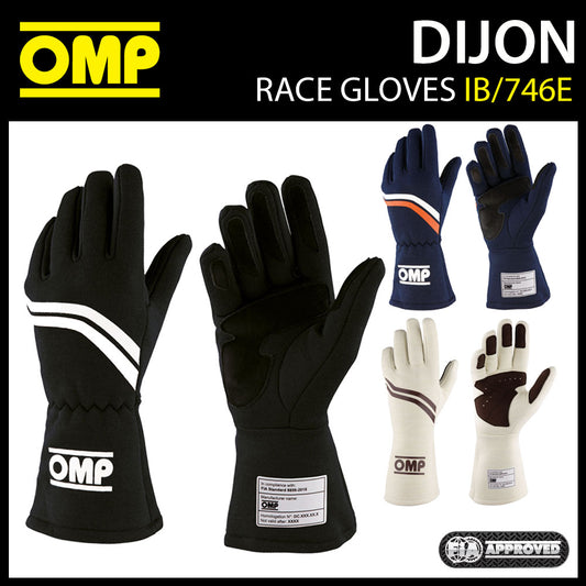 OMP Dijon Vintage Racing Gloves Fireproof FIA 8856-2018 Race Rally Retro Classic