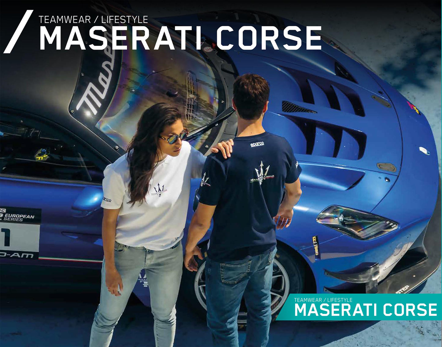 2026 Sparco MASERATI CORSE Mens Sweatshirt Jumper Full-Zip Genuine Official