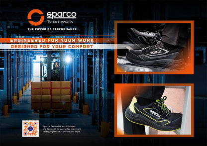 Bottes de sécurité Sparco NAOKI Traction S3S Chaussures de travail de ligne Mécanicien Résistantes à l'eau
