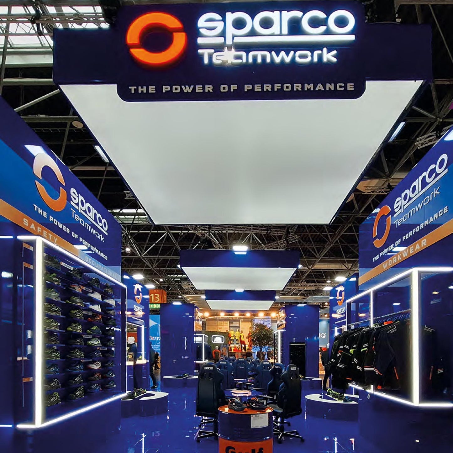 2026 Sparco Racing Teamwear Mens Polo Shirt in 2 Colours 100% Polyester