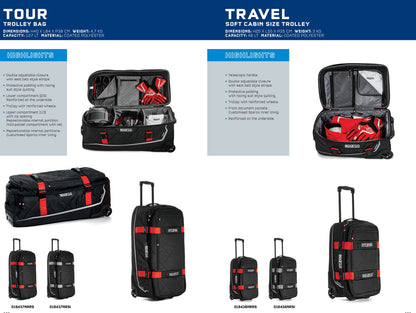Sac de Kit Navigateur Co-Pilote Rallye Sparco Taille Compacte 35x30x10cm Bandoulière