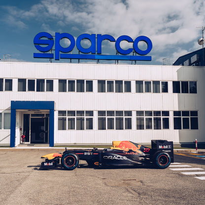 Chemise Sparco Racing Manches Longues Col Plein Coton Blanc Femme Fille