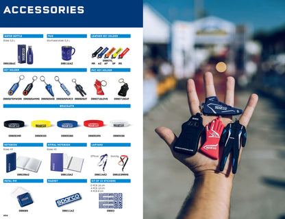 Aimant Sparco Motorsport Logo Accessoire Officiel Authentique Cadeau Produit Dérivé
