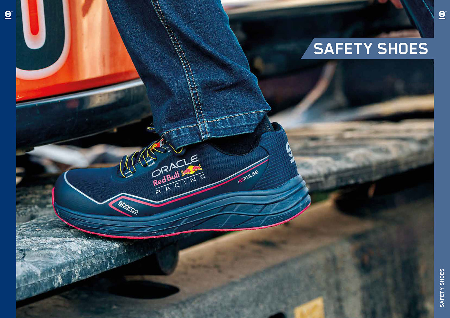 07522 Sparco Nitro S3L ESD Safety Shoes Lightweight, Water-Repellent, Anti-Static, Slip-Resistant Work Footwear with PU Sole & Fiberglass Toe Cap