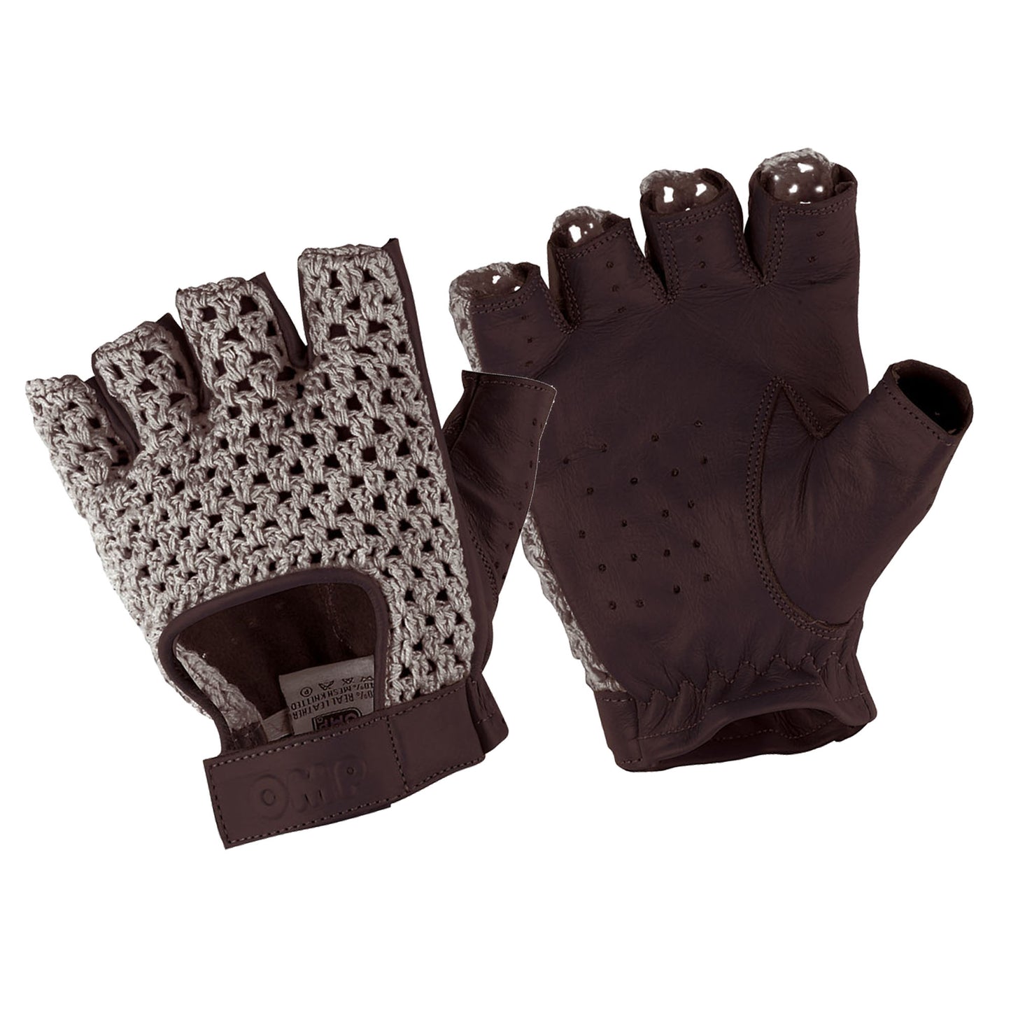 OMP Tazio Vintage Classic Driving Gloves Retro Short Style Leather in 4 Sizes