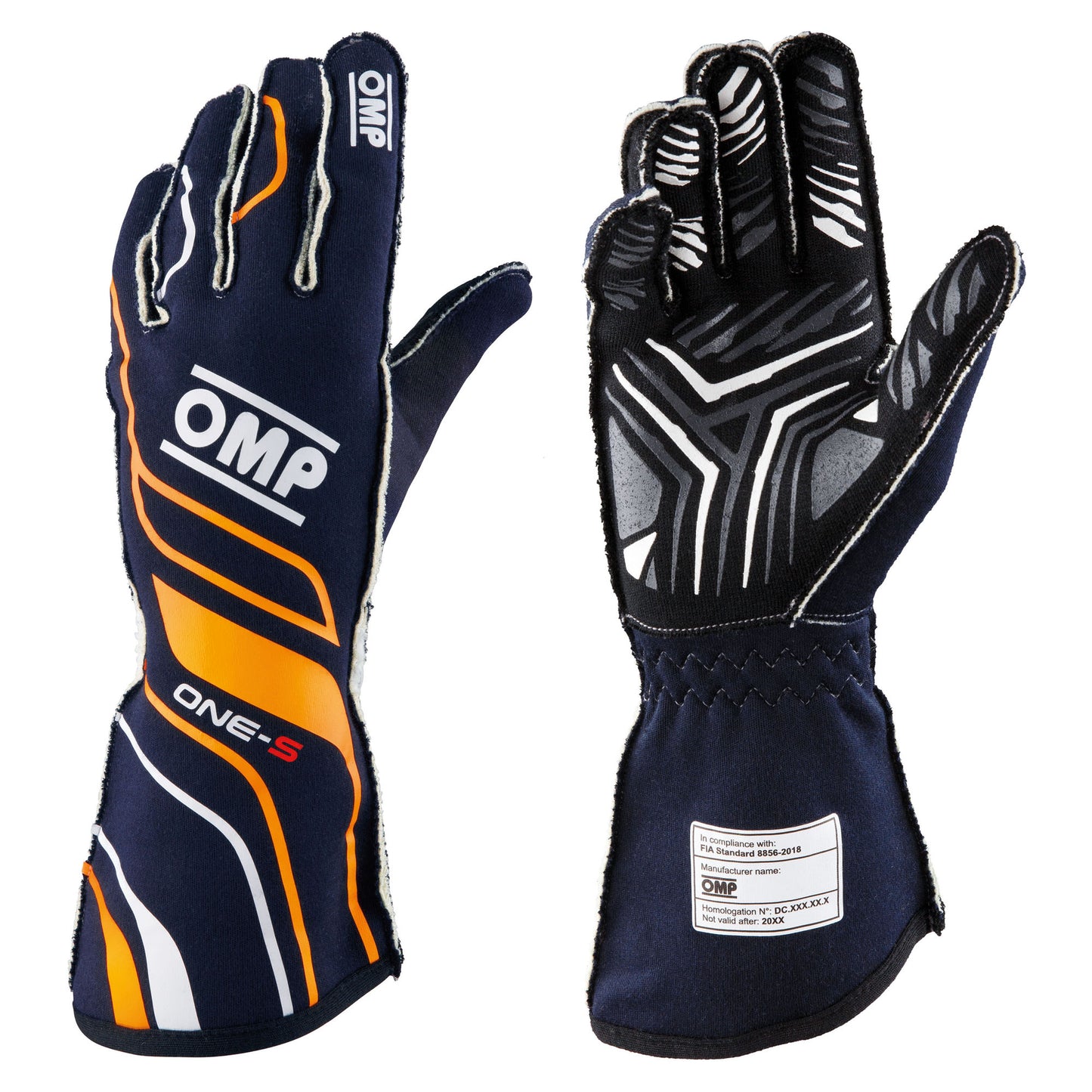 OMP One-S Gloves Professional Racing Drivers Fireproof FIA 8856-2018 Motorsport